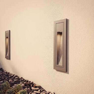 Segnapasso LED per Esterni 3W da Incasso a Parete Antracite Lane