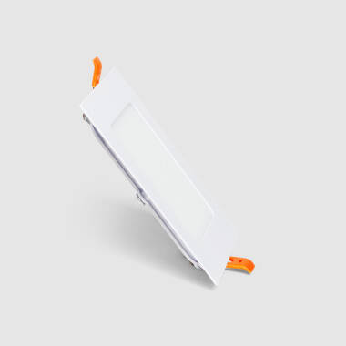 Faretto da Incasso LED 6W Quadrato SuperSlim Foro 105x105mm