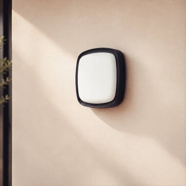 Afbeelding van Wandlamp Outdoor LED 12W Vierkant Zwart Beilen