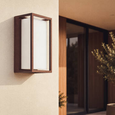 Applique da Parete per Esterni LED 12W Alluminio CCT Selezionabile Doppio Diffusore Arelien Large II