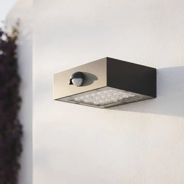 Applique da Esterno a LED da 3 W con doppia Luce e Sensore PIR Karl Solar