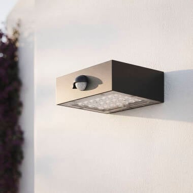 LED-wandlamp  3W Outdoor Dubbelzijdige verlichting met PIR-sensor  Karl Solar