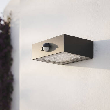 Bild von LED Wandleuchte Außen 3W Doppelseitige Beleuchtung mit PIR Sensor