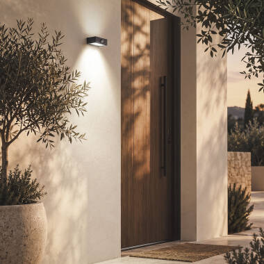 Image of Karl 3W Outdoor Solar LED Wall Light with PIR Sensor