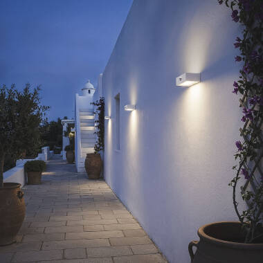 Bild von LED Wandleuchte Außen 3W Doppelseitige Beleuchtung mit PIR Sensor