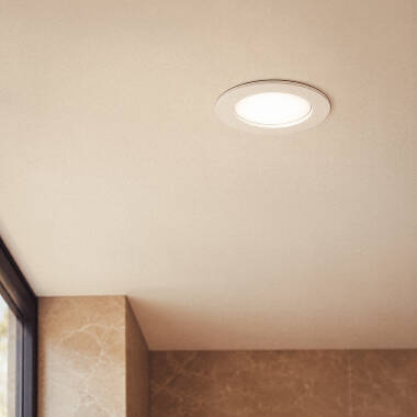 Downlight LED 8W Rond Bain IP65 Coupe Ø 75 mm