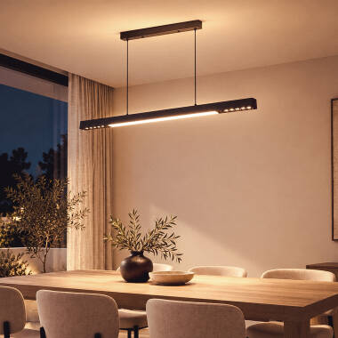 Image de Suspension Linéaire LED 42W Aluminium CCT Éclairage Double Face Funky Chaka