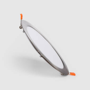 Faretto da Incasso LED 15W Circolare SuperSlim Foro Ø 170 mm Argento