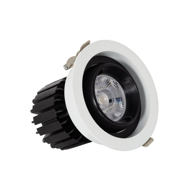 Obrázek Stropní Podhledové Downlight LED Svítidlo 12W COB Nastavitelné 360º Kruhové Výřez Ø100 mm CRI90 Expert Color Flicker Free