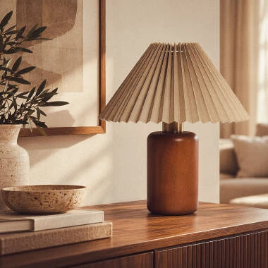 Silene Wood Table Lamp