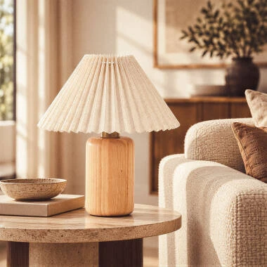 Silene Wood Table Lamp