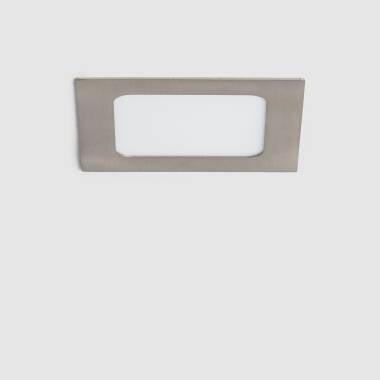 Faretto da Incasso LED 6W Quadrato SuperSlim Foro 105x105mm Argento