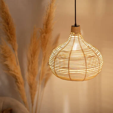 Hanglamp van Bamboe Yantai