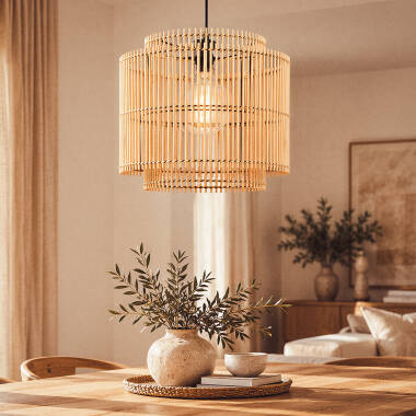 Kaia Natural Bamboo Pendant Lamp