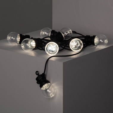 Bild von LED-Girlande aus Glühbirnen Aussen Solar Kepler 7m