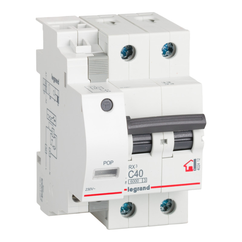 Afbeelding van Permanente overspanningsbeveiliging POP RX3 2P 6kA 25-40 A LEGRAND 402410