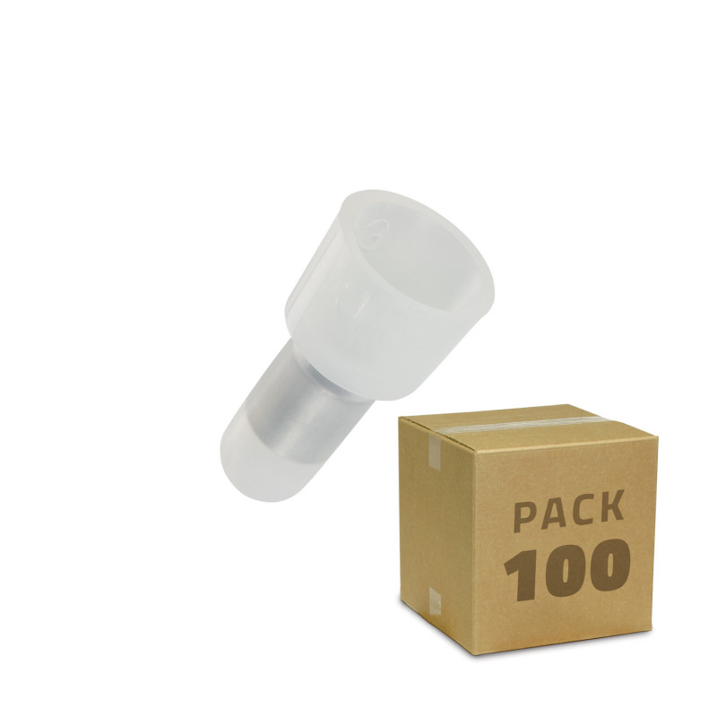 Image of Pack of 100 Blind Splice for Cable End Connections 