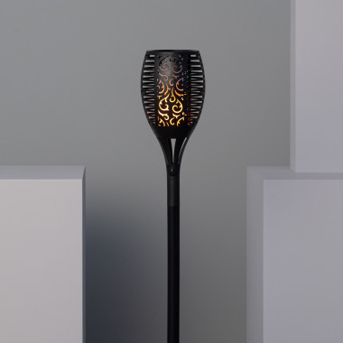 Bild von LED-Fackel Solar Flammeneffekt mit Spieß 1W 78cm