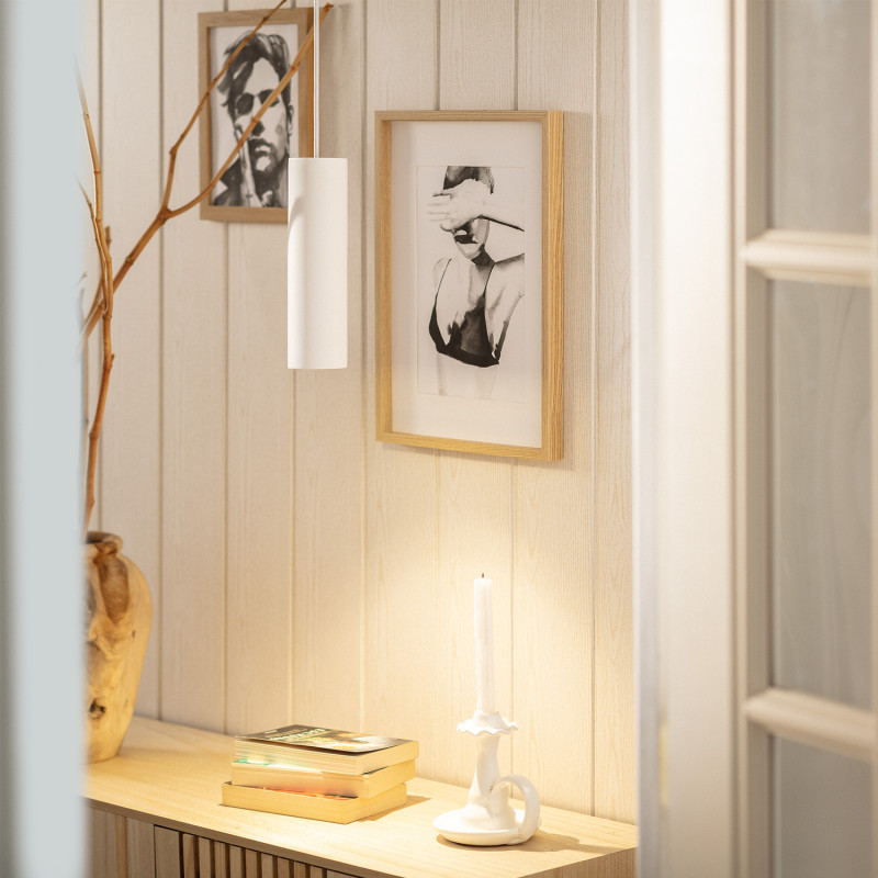 Afbeelding van Hanglamp van Gips Garnate 