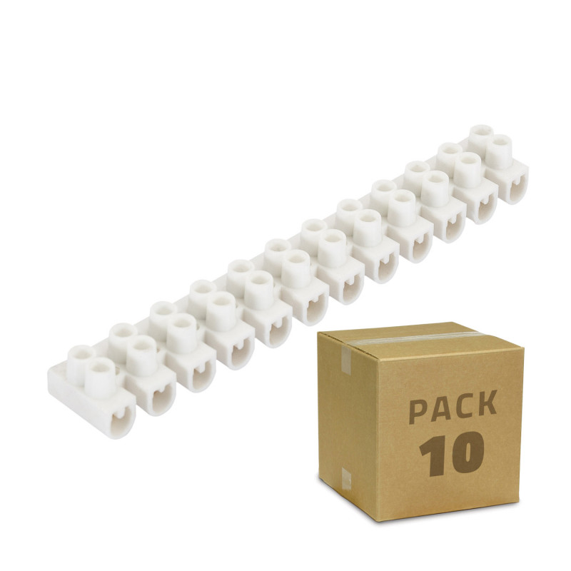Bild von 10er Pack Lüsterklemmen mit jeweils 12 Verbindungen