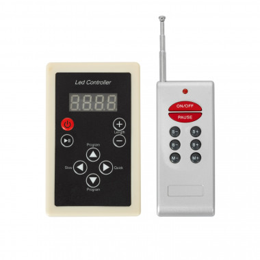 Controller Striscia LED RGB Digitale SPI 12V DC Telecomando RF