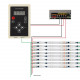 Immagine di Controller Striscia LED RGB Digitale SPI 12V DC Telecomando RF 