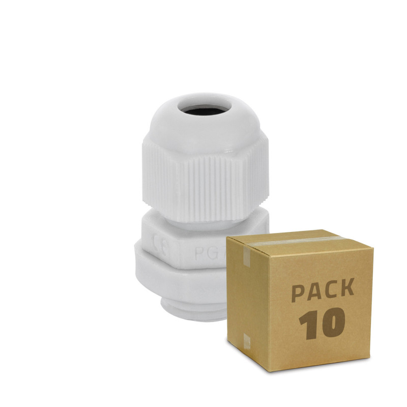 Bild von 10er Pack Kabelverschraubung aus Nylon IP68 Verschiedene Größen 