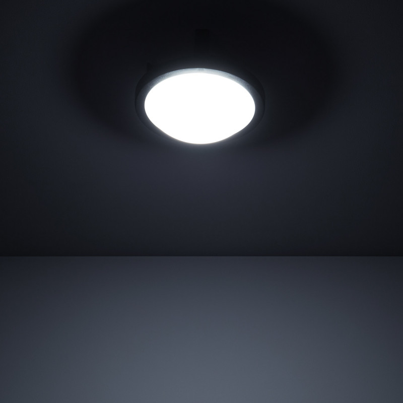 Image of Black Round New Hublot 12W LED Surface Panel Ø170 mm