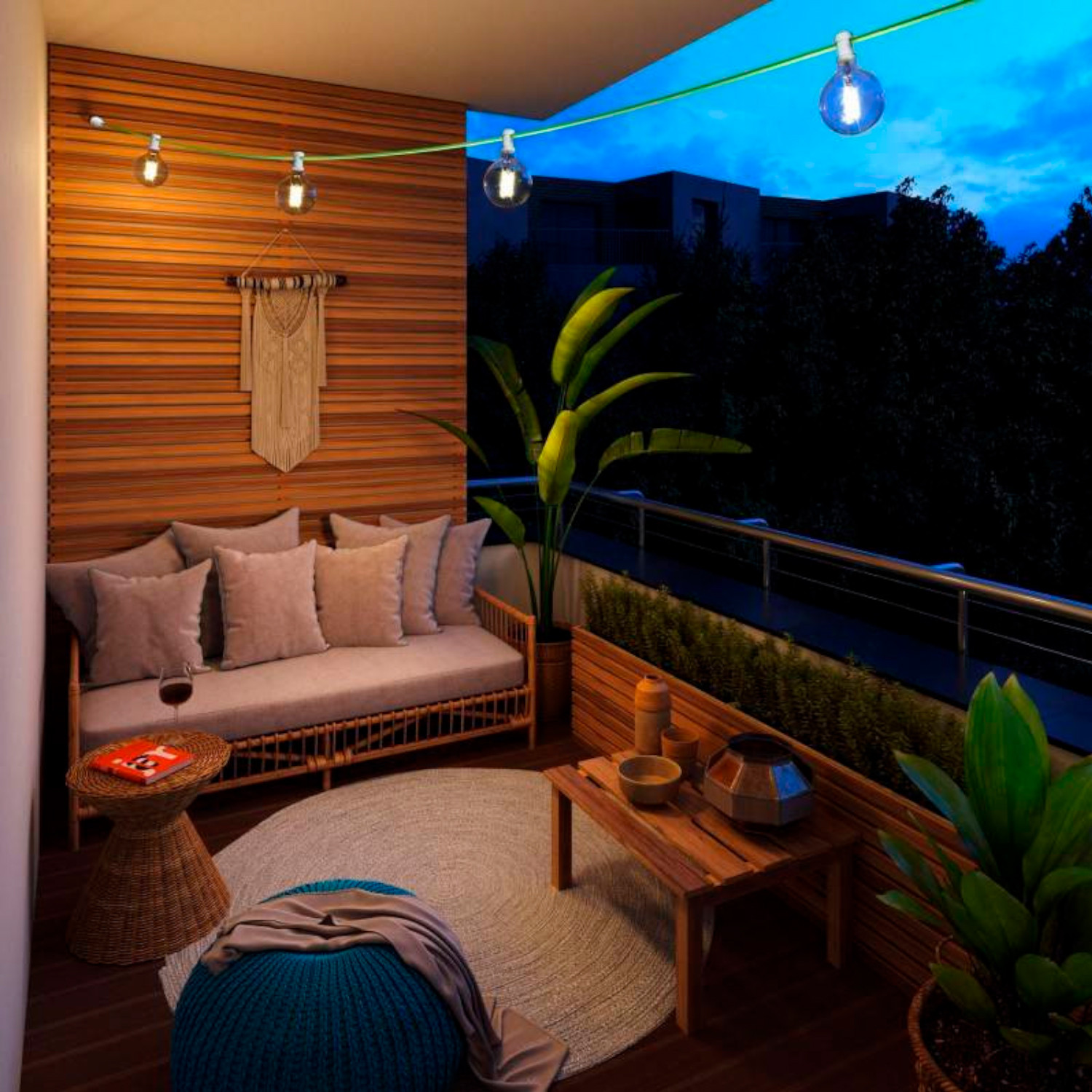 Girlanda Zewnętrzna Lumet System 12.5m z 10 Gwintami E27 Biała Creative-Kable CATE27B125 - widok prezentacyjny