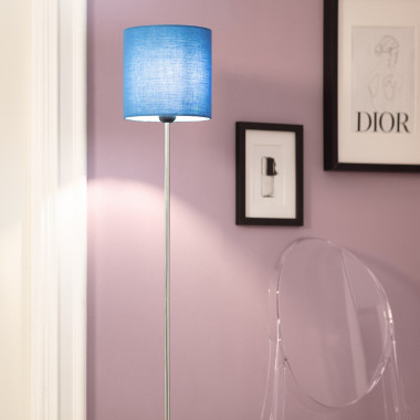 Image of Pangiri Metal & Cloth Floor Lamp
