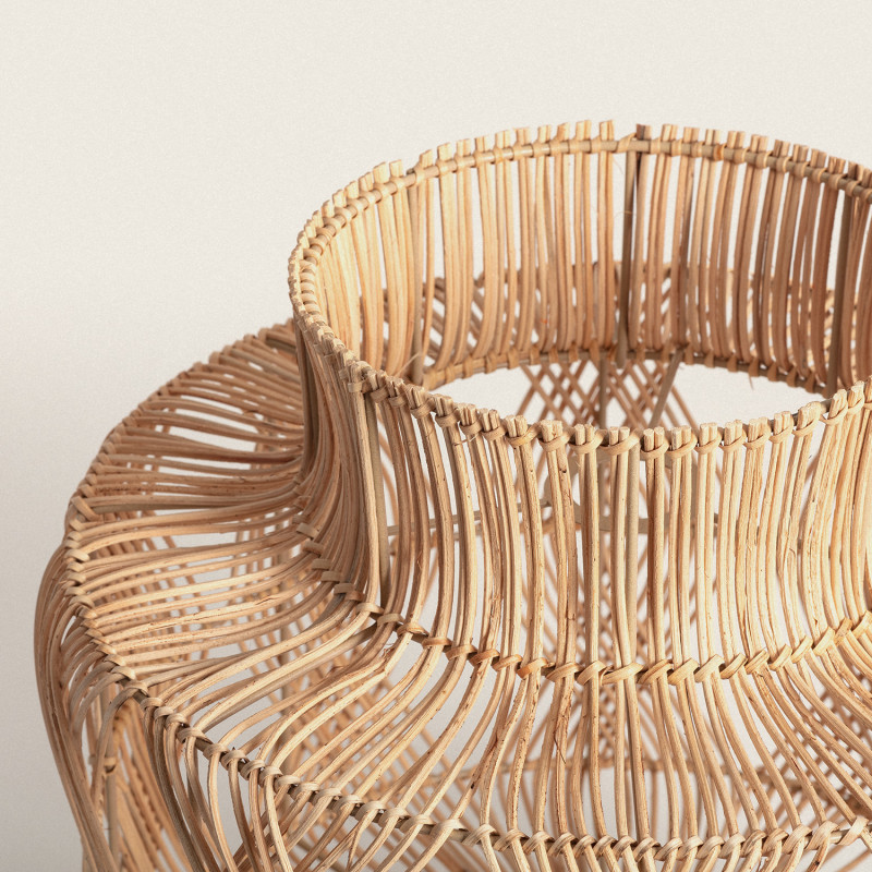 Bild von Lampenschirm für Hängeleuchte Rattan Oia