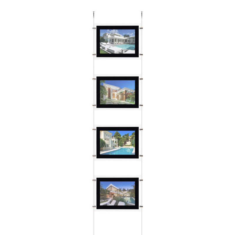 Bild von Set LED Werbetafel DIN A3 Horizontal