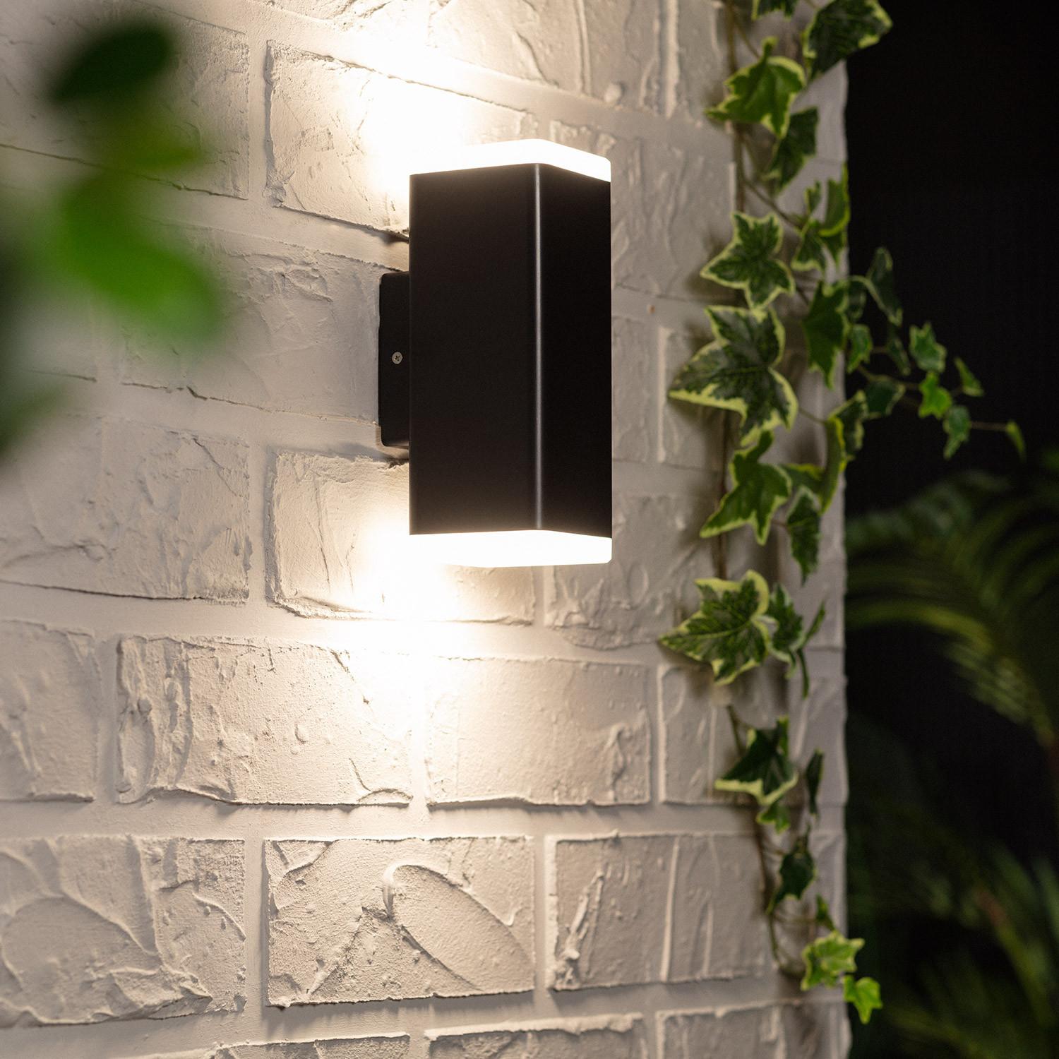 Kinkiet Ścienny Zewnętrzny LED 12W Oświetlenie Dwustronne New Miseno  - widok szczegółowy