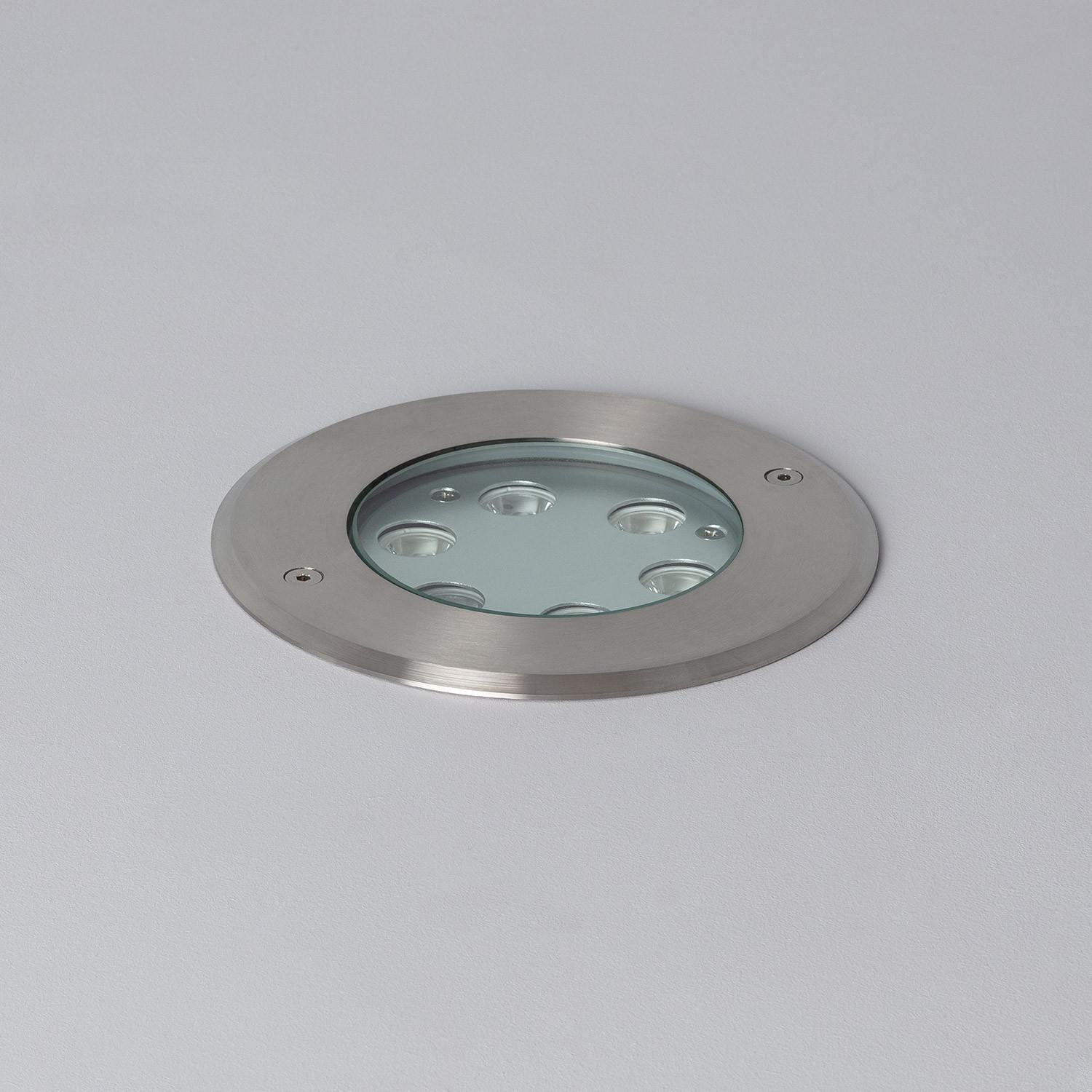 Reflektor Zewnętrzny LED 7W Wpuszczany w Podłogę Inox