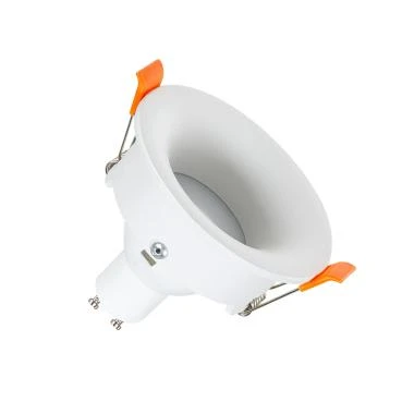 Portafaretto da Incasso Circolare Luce Indiretta Bianco per Lampadina LED GU10/GU5.3 Foro Ø 70mm