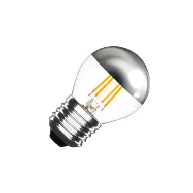 Ampoule LED Filament E27 3,5W 300 lm G45 Dimmable Chrome Reflect
