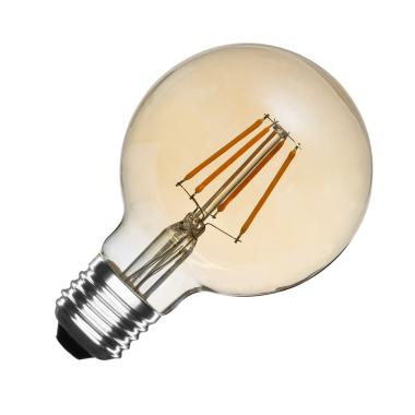 Lampadina LED  Filamento Regolabile E27 5.5W 495 lm G80 Gold