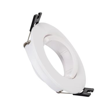 Portafaretto da Incasso Circolare Basculante per Lampadina LED GU10 / GU5.3 Foro Ø 70mm