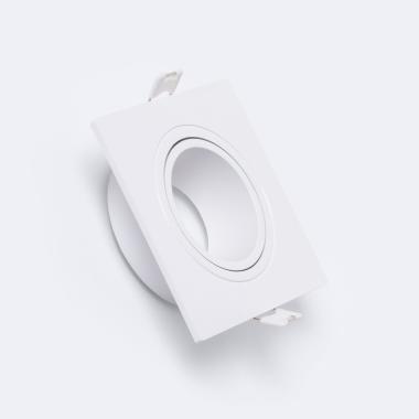 Obudowa Downlight Kwadratowa Biała do Żarówki LED GU10 GU5.3 Wymiary 75x75mm