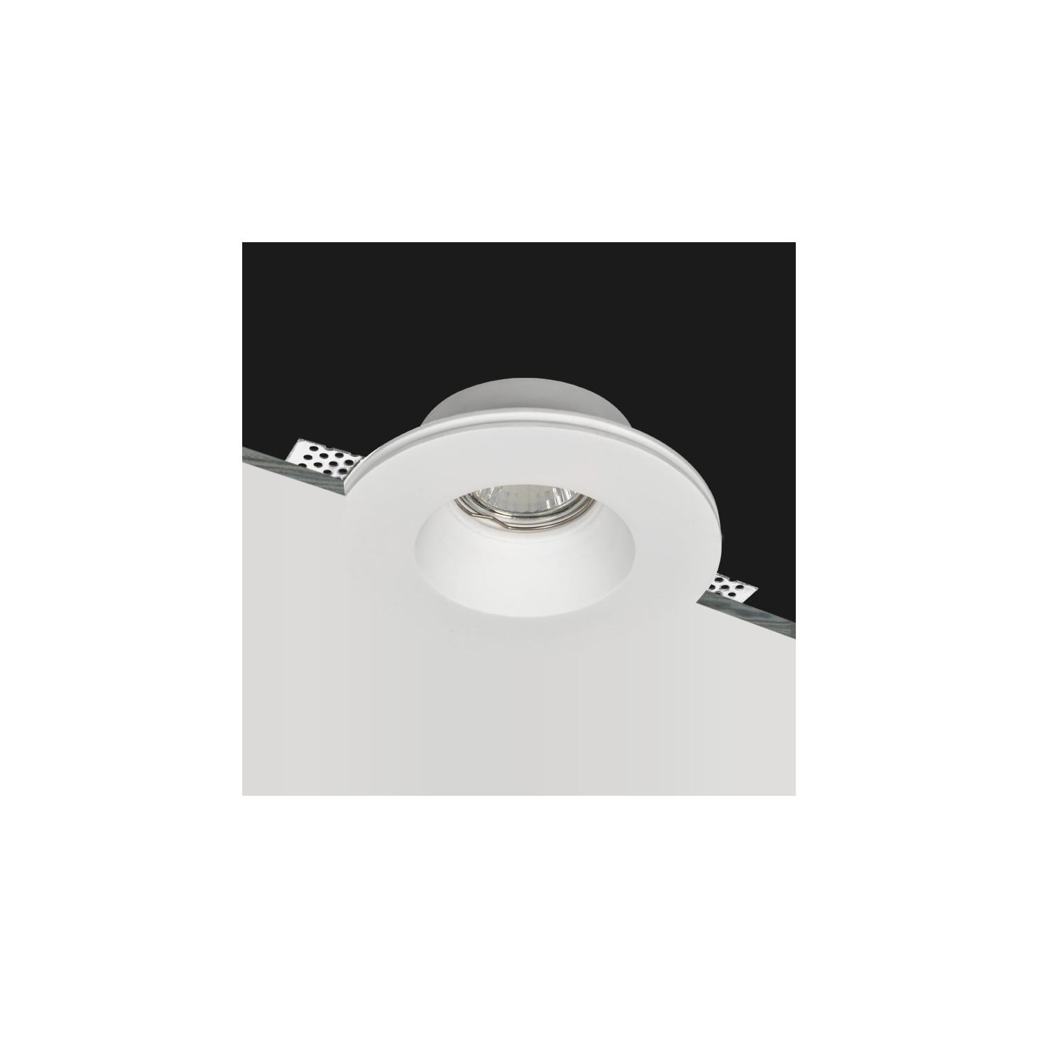 Obudowa Downlight Integracja Gips/Pladur Okrągła do Żarówki LED GU10/GU5.3 Średnica Ø133 mm UGR17 - widok 2