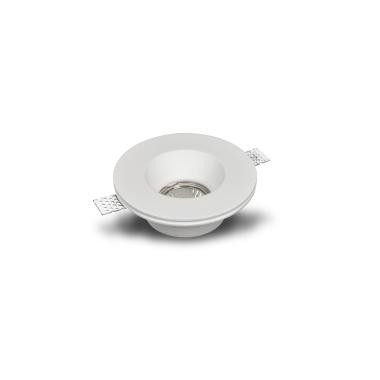 Portafaretto da Incasso Integrazione Cartongesso Circolare per Lampadina LED GU10 / GU5.3 Foro Ø133 mm UGR17