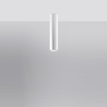 Applique da Soffitto con Lampadina GU10 Doppia Bianco Space