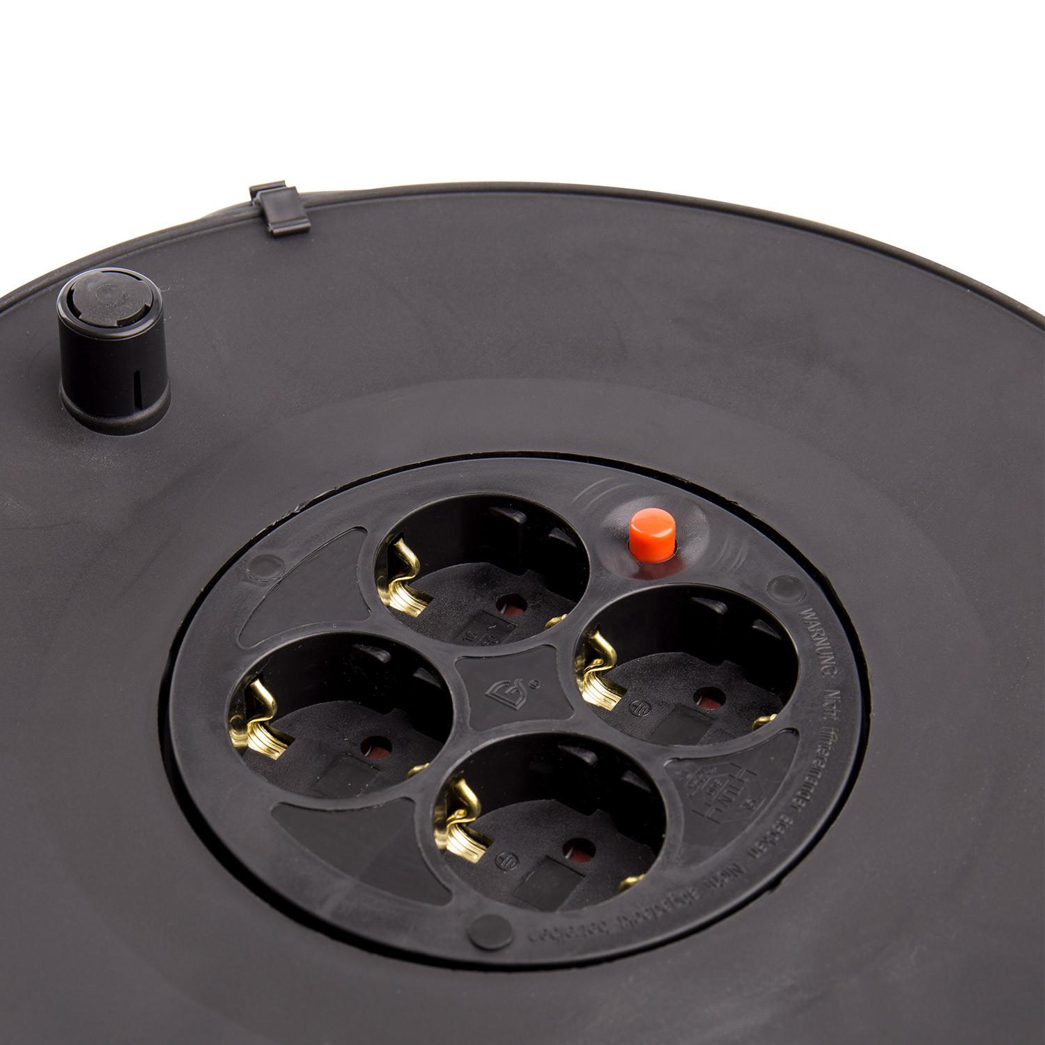 Przedłużacz Bębnowy z Kablem 25m 3x15mm z Systemem Anti-Twist  - widok szczegółowy
