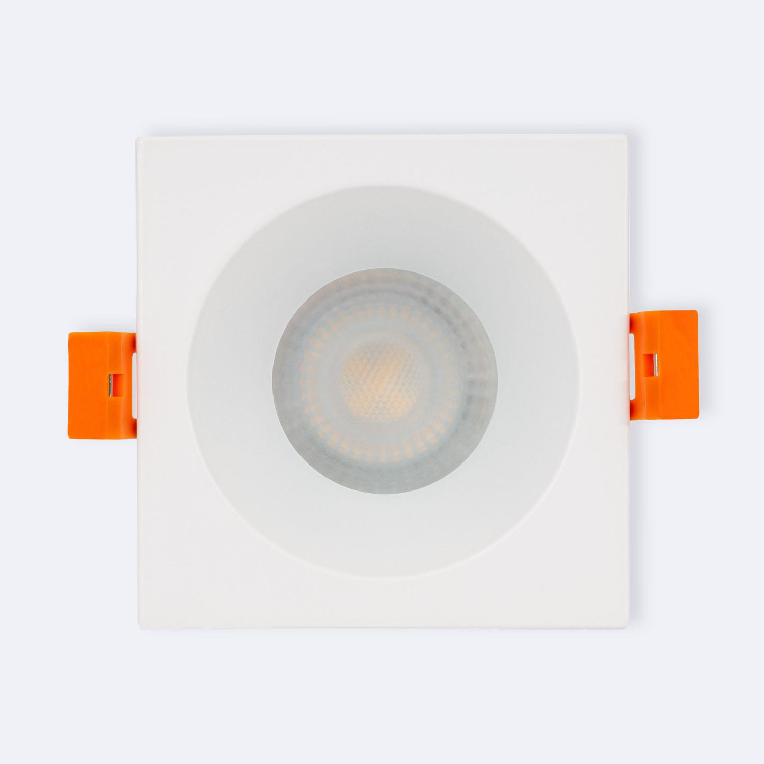 Obudowa Downlight Kwadratowa IP65 do Żarówka LED GU10 Średnica Ø75 mm - widok 2