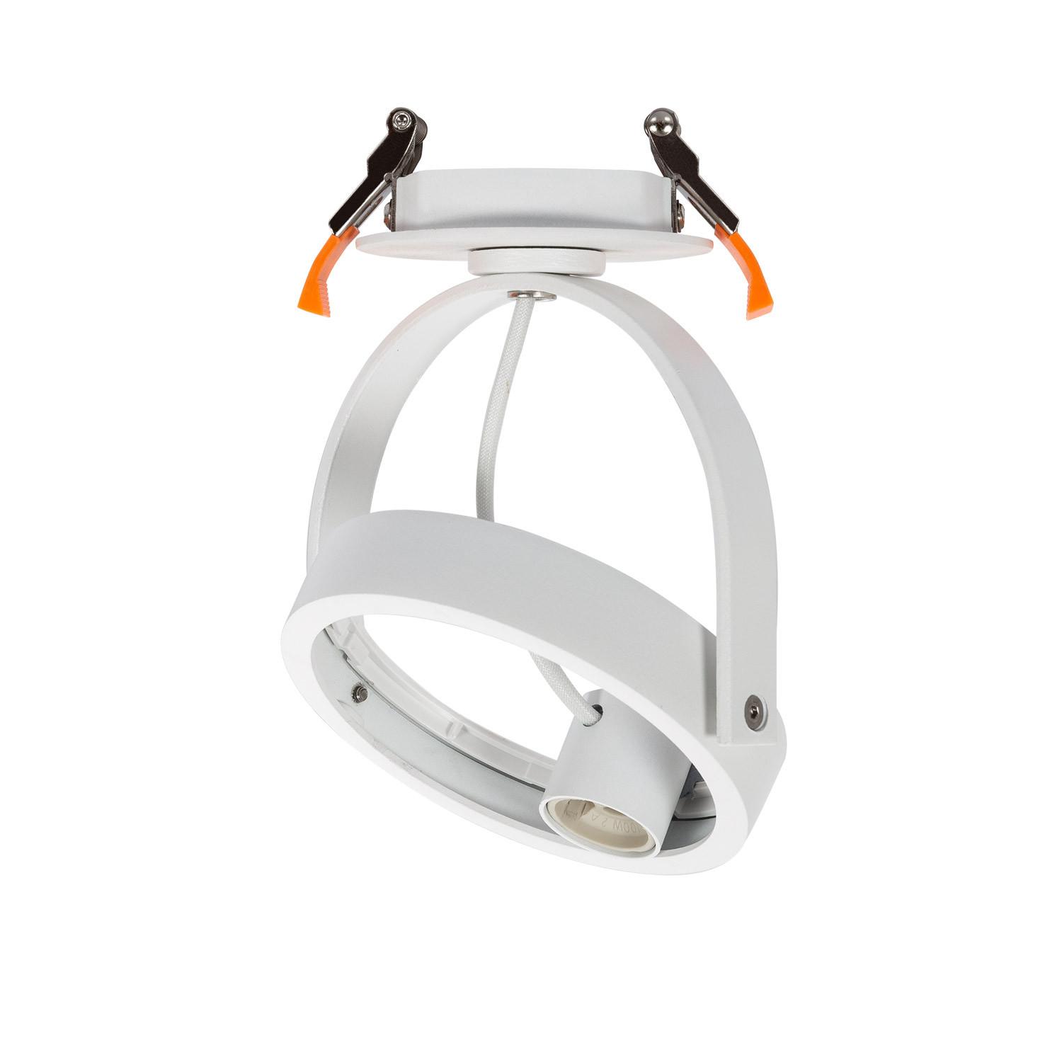 Obudowa Downlight Wpuszczana Okrągła Nastawna do Żarówki LED GU10 AR111 - widok 2