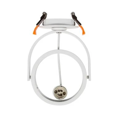 Portafaretto da Incasso Circolare Orientabile per Lampadina LED GU10 AR111