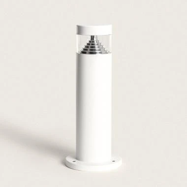 Paletto da giardino Esterno LED 6W Superficie 30cm Inti Inossidabile Bianco