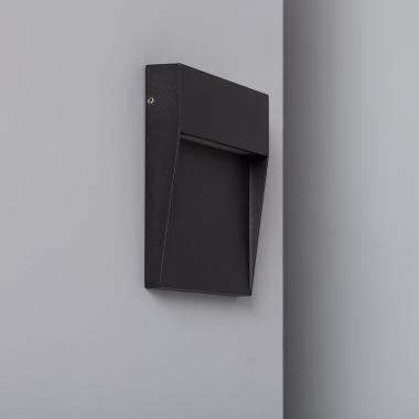 Kinkiet Ścienny LED 6.5W Aluminiowy Kwadratowy Jade Czarny