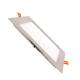 Video von LED Einbaustrahler flach Eckig SuperSlim 18W LIFUD Silber Ausschnittmasse205x205 mm
