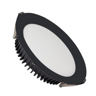 Faretto da Incasso LED 24W Circolare SAMSUNG Aero 130 lm/W 4000K LIFUD Foro Ø 200 mm Nero